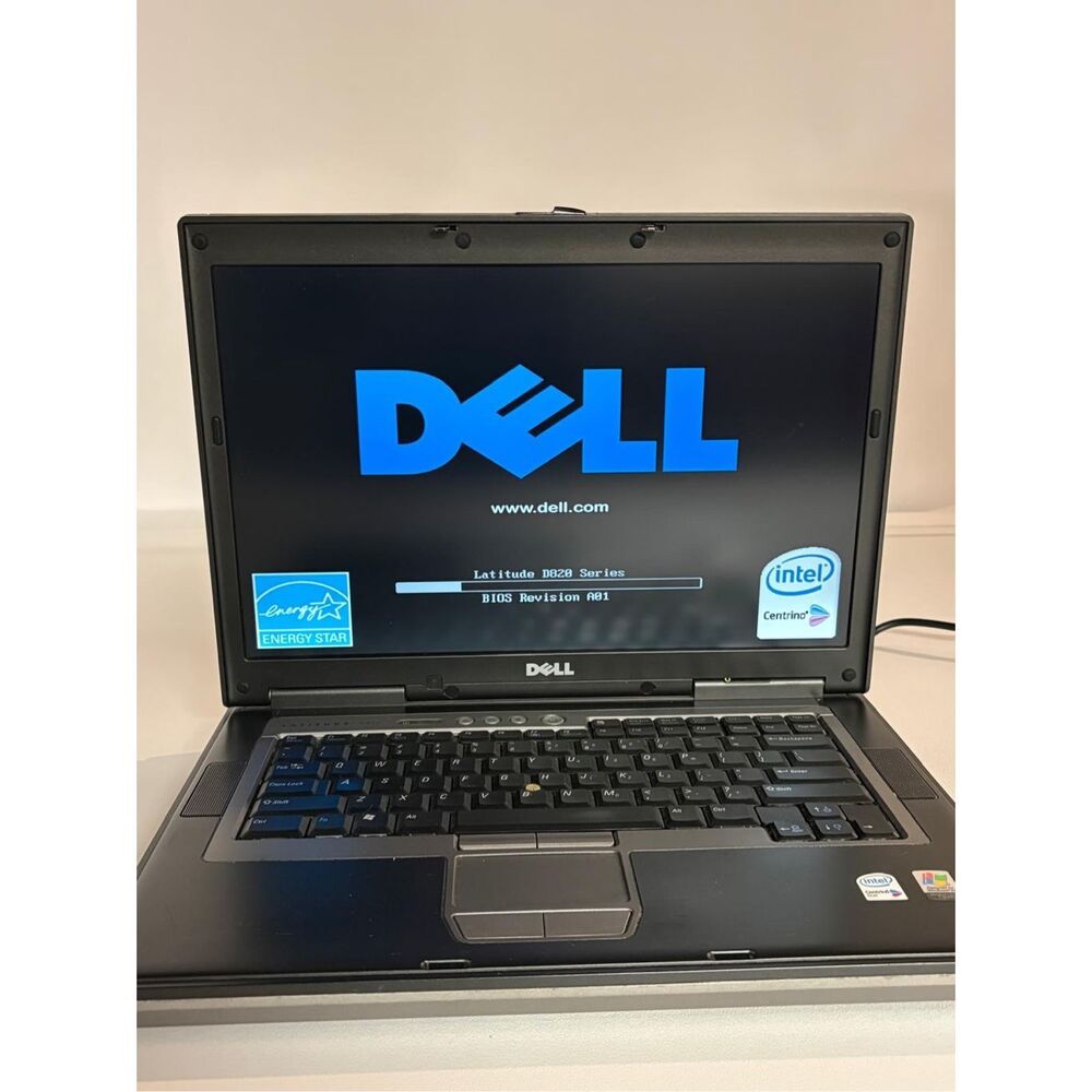Dell Latitude D820 T2500 2.0GHZ 2GB RAM 75GB HDD XP Serial Port Retro Gaming C2D